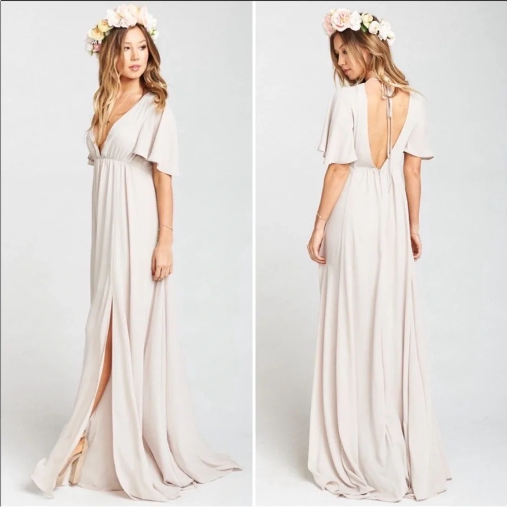 faye flutter maxi dress Faye Flutter Maxi Dress ~ Show Me the Ring Crisp by Show Me Your Mumu